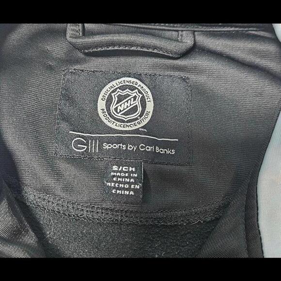 GIII Los Angeles Kings Women's Black Zip-Up Track Jacket Size Small - Picture 7 of 11